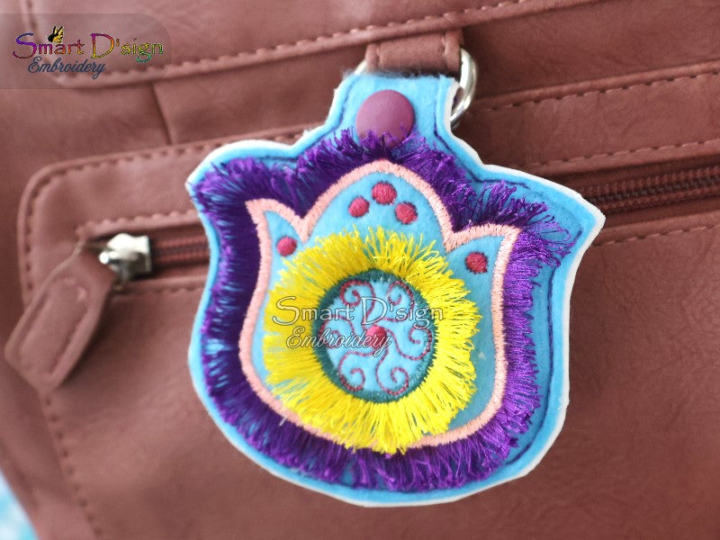 ITH FRINGE KEY TAG MARRAKESH