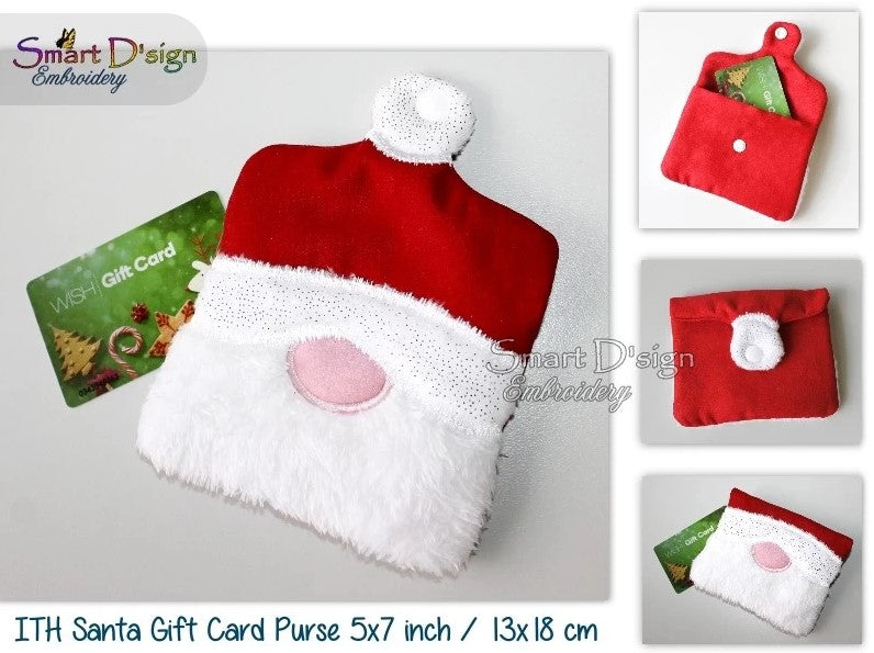 ITH SANTA GIFT CARD HOLDER