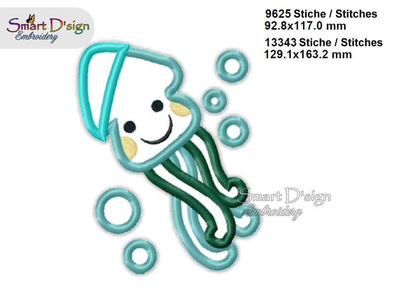 UNDER THE SEA - 12x Baby Nursery Appliques