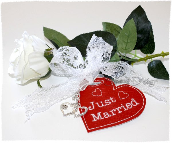 JUST MARRIED ITH Kofferanhänger Set