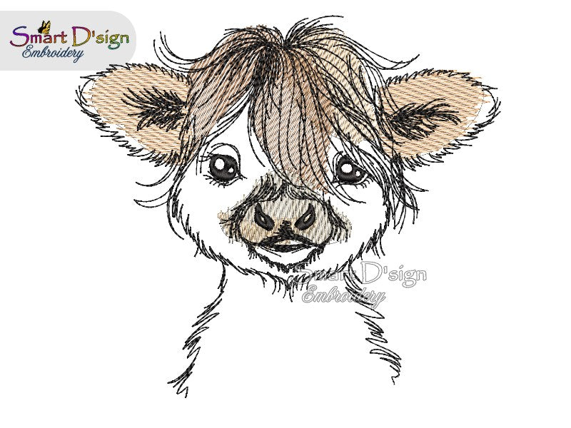 LITTLE HIGHLAND CALF - FARM LIFE