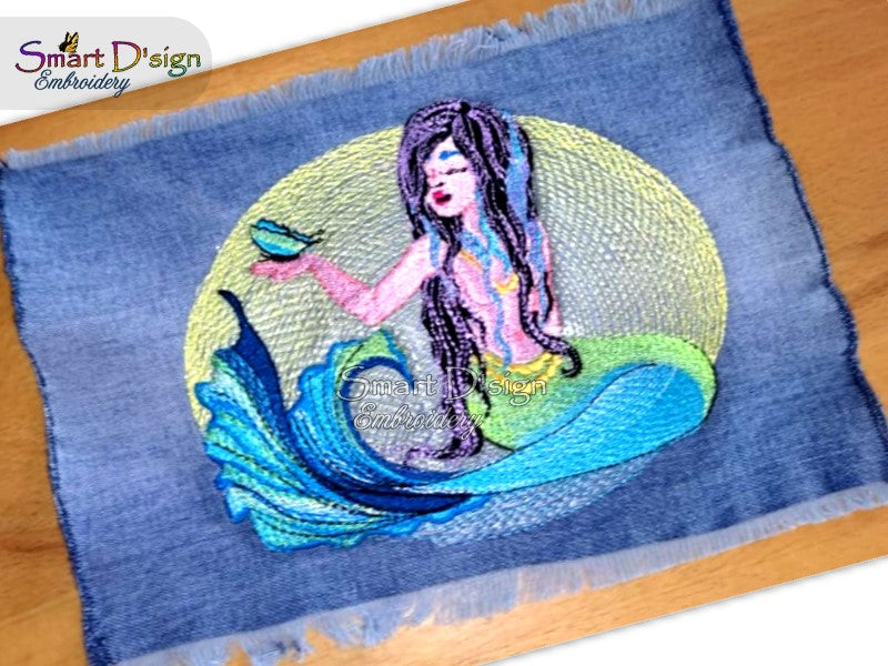 MERMAID with Butterfly