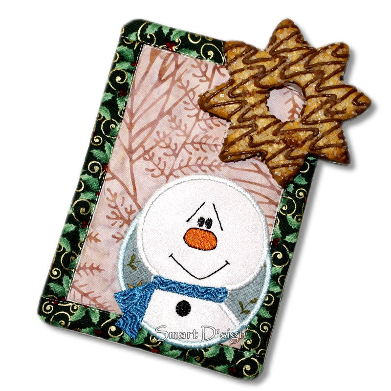 2x ITH WINTER MUG RUG WEIHNACHEN SCHNEEMANN