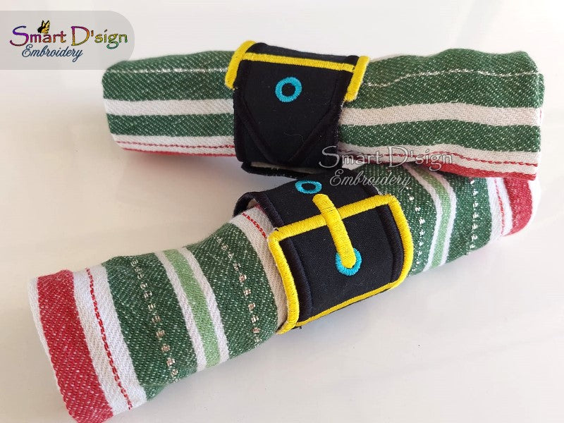 ITH NAPKIN WRAP - Santa's Belt