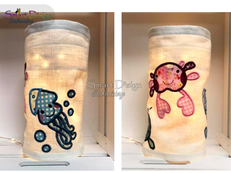 UNDER THE SEA - 12x Baby Nursery Appliques