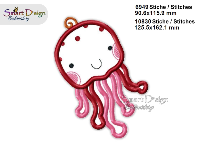 UNDER THE SEA - 12x Baby Nursery Appliques