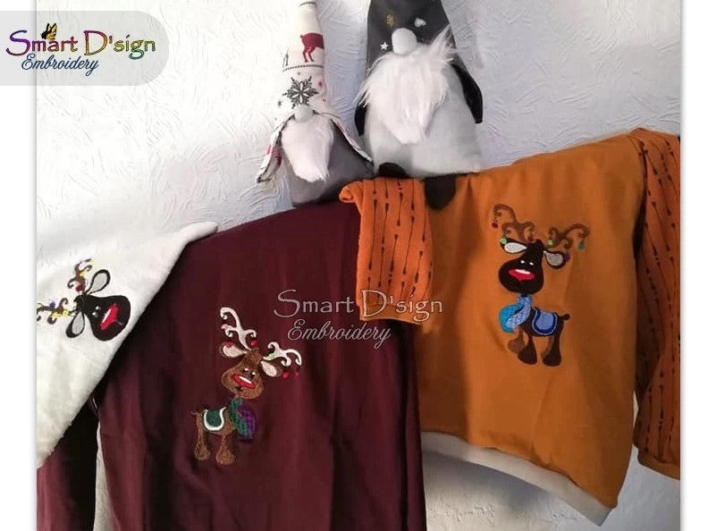 RUDOLF Nr. 4 mit Weihnachtslichtern