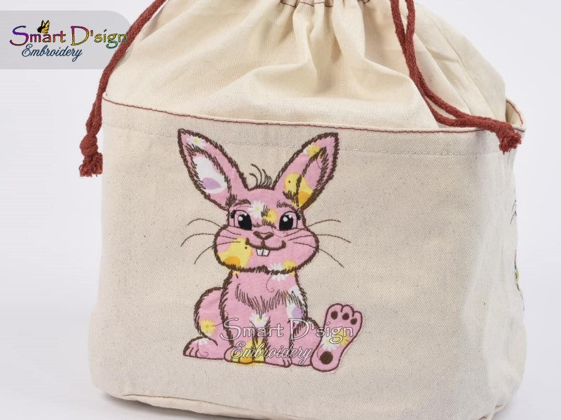 CUTE LITTLE BUNNY #1 Doodle Applique