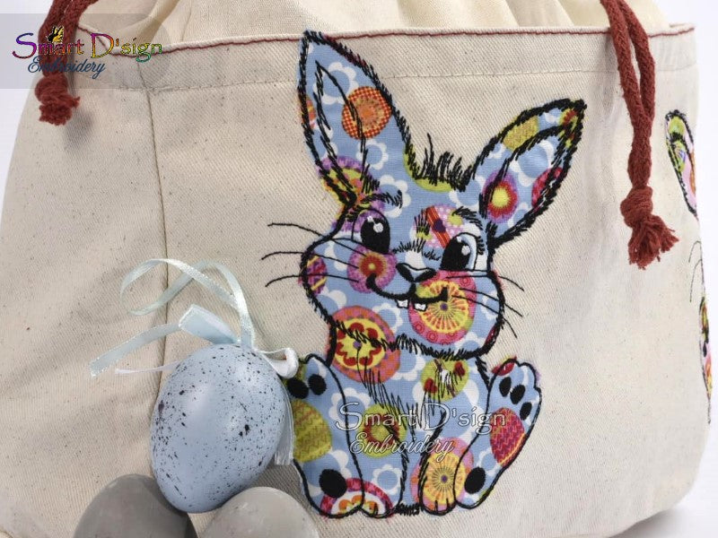 CUTE LITTLE BUNNY #2 Doodle Applique
