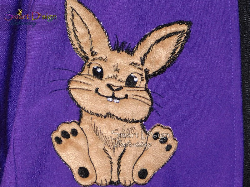 CUTE LITTLE BUNNY #2 Doodle Applique
