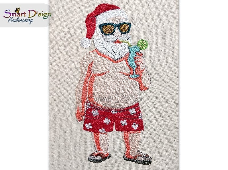 SOMMER SANTA CLAUS mit COCKTAIL