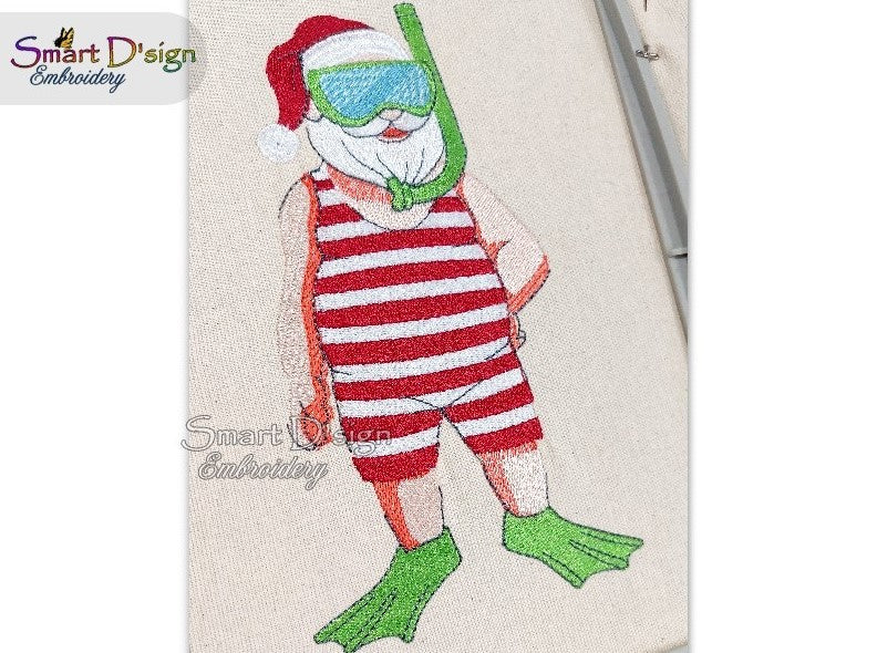 SUMMER SANTA CLAUS with GOGGLES