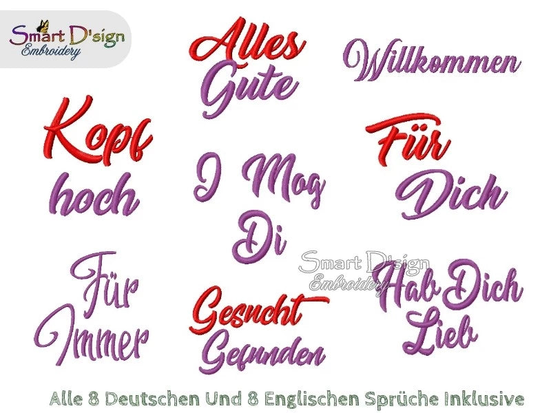 TEDDY LIEBE - VALENTINES Kissenhülle ITH Set