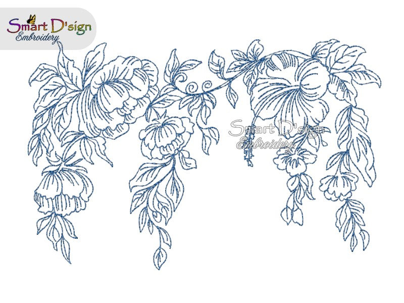 BLUMENRANKE REDWORK/BLUEWORK